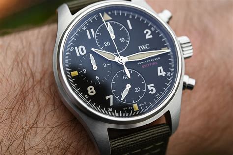 iwc spitfire chronograph price